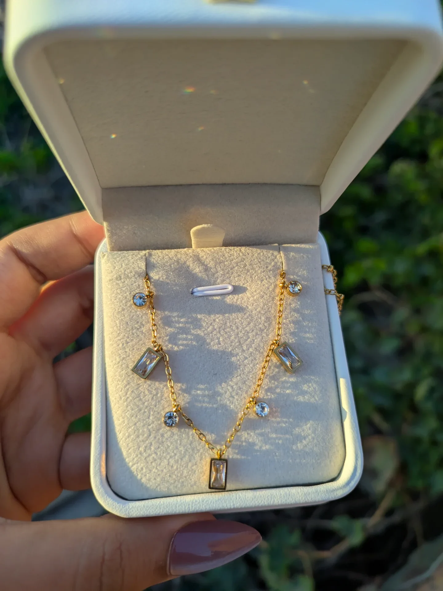 Baguette Crystal Necklace